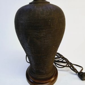 Elegant Keramisk Bordslampa – Rustik Charm från 1960-talet