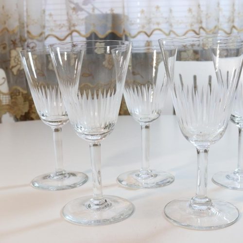 Glasservis, 5 glas, F-& HL Kristall, Kosta Diameter 7cm Höjd= 14,5cm
