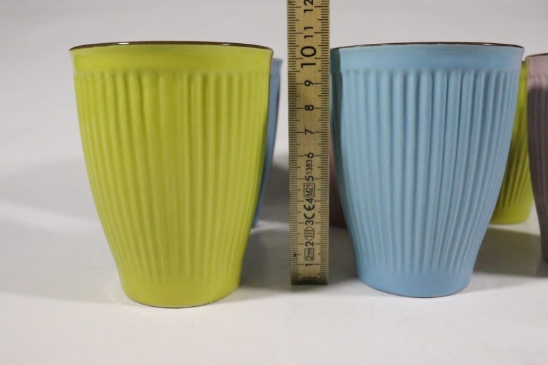 6st glas, keramik, olika färger