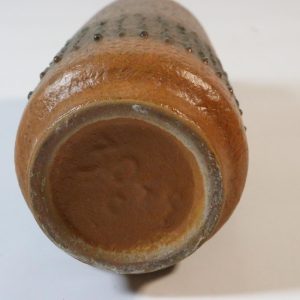 50t Haldensleben VEB keramik orange retro lava vas H23cm Germany Tyskland 3045B