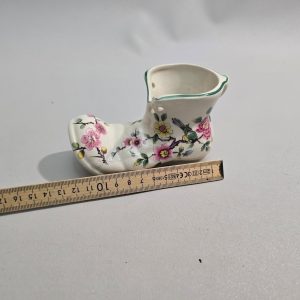 Sko i porslin - Old Foley Chinese Rose - England