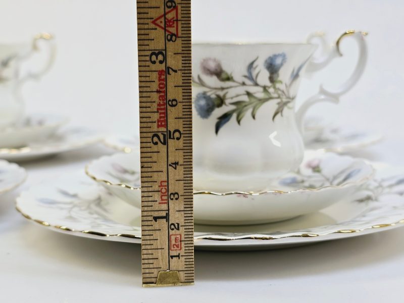 Elegant teservis "Brigadoon" från Royal Albert – 4 set