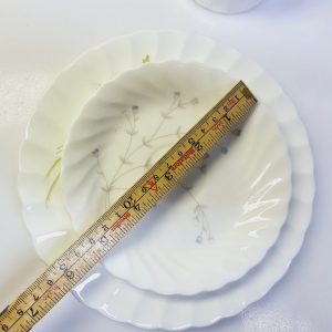 Rosa Florantes tekopp med fat från Yamaka Japan