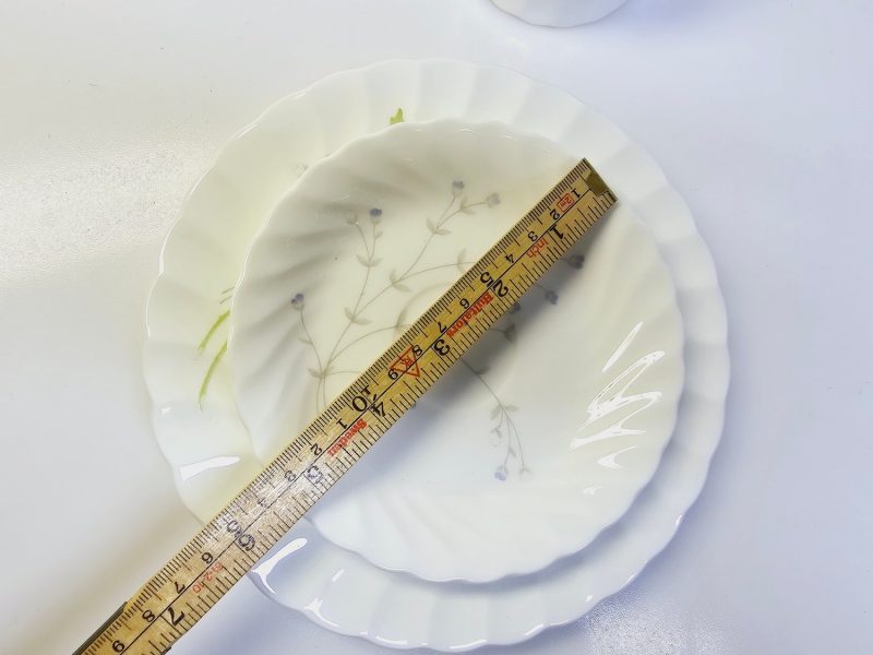 Rosa Florantes tekopp med fat från Yamaka Japan
