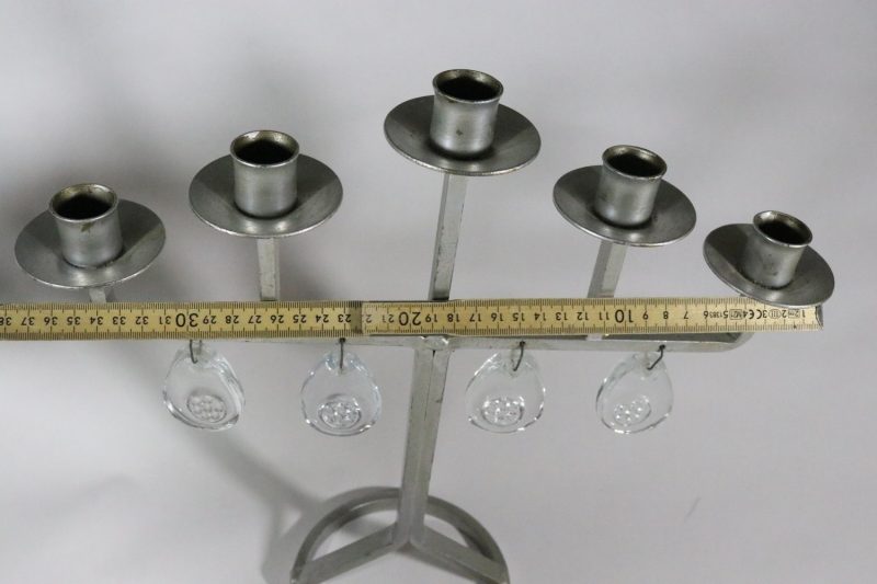 LJUSSTAKE, smide/ glas, Keramode AB, Engelholm, 1900-talets andra hälft