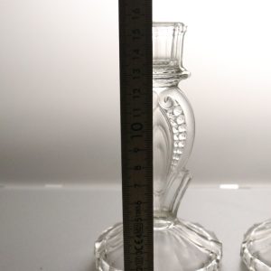 2st ljusstakar, glas