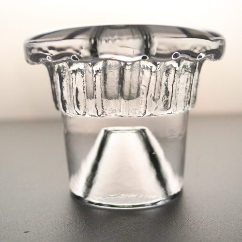 LARS HELLSTEN Ljusstake, signed, Skruf