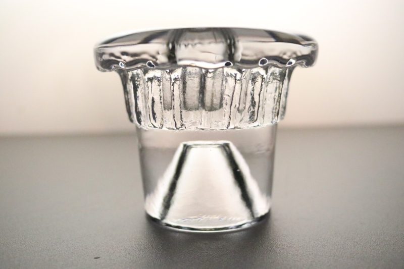 LARS HELLSTEN Ljusstake, signed, Skruf