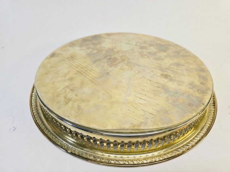 Elegant Bricka – 24k Guldplätering, 24 cm