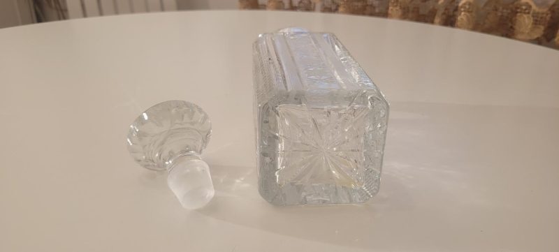 Karaff, Kristall, 26cm