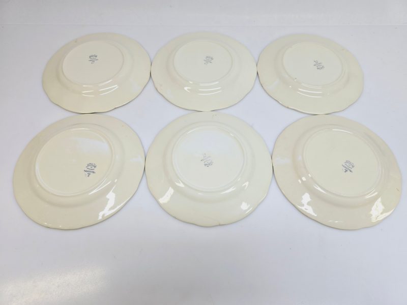 Elegant set med 6 assietter från Rörstrand, ca 20,5 cm