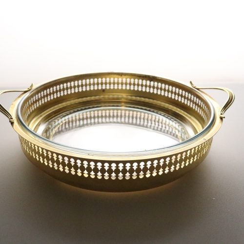 FORM, glas/guldförgylld metall, Scandiaguld, Gratina