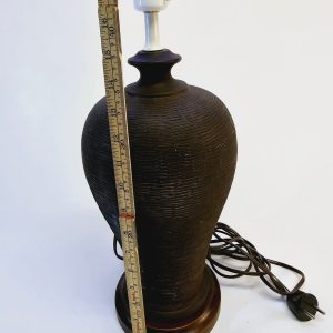 Elegant Keramisk Bordslampa – Rustik Charm från 1960-talet