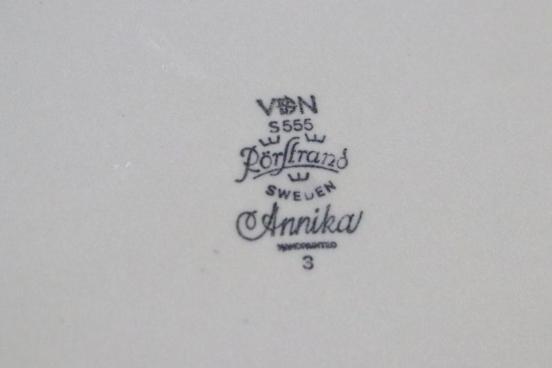 2st mattallrikar, "Annika, Rörstrand