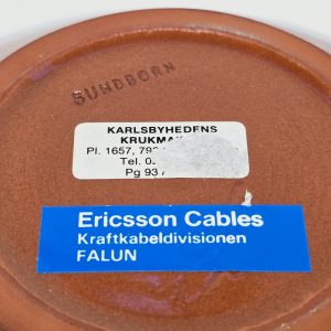 Fängslande Sundborn-skål från Karlsbyhedens Krukmakeri