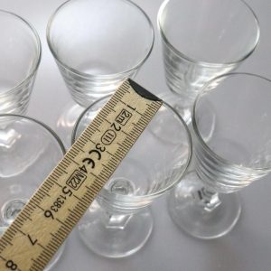 10st Vackra glas, Okänd fabrikat - 8cm