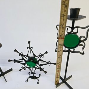 Exklusivt Konstsmide med Grönt Glas – Set med Tre Dekorativa Pjäser