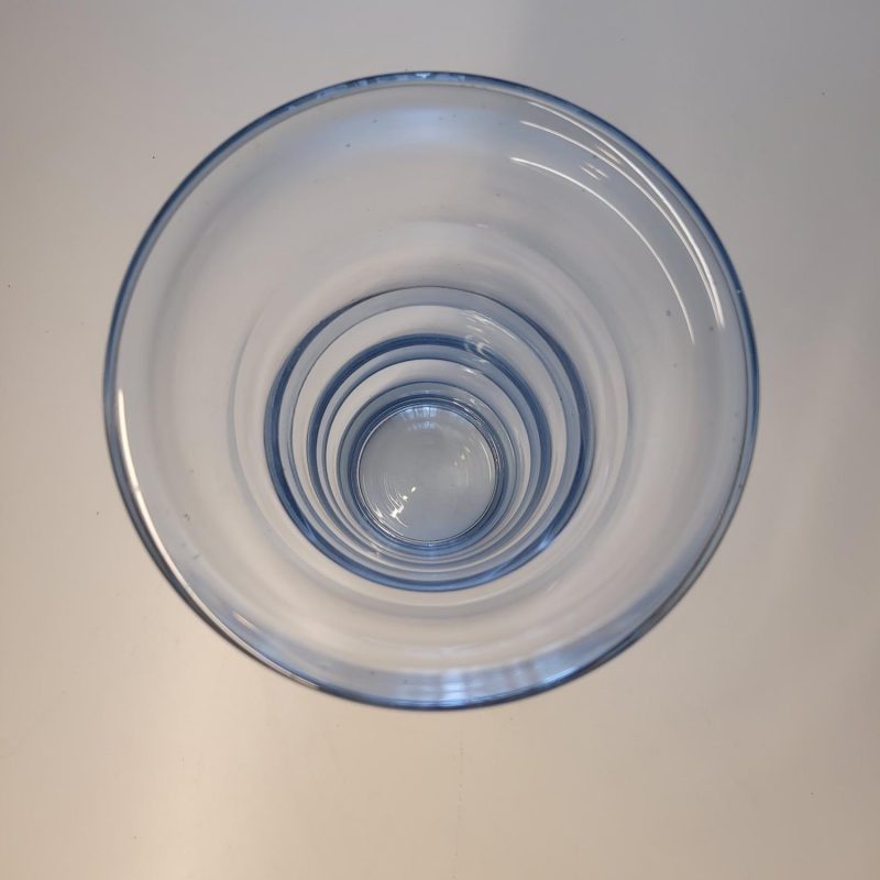 Ljusblå Vas i glas