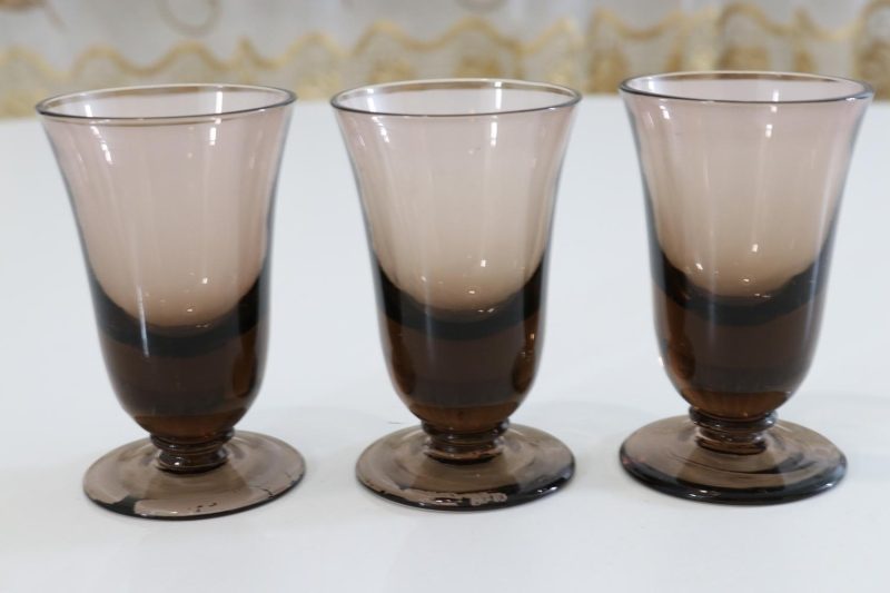 3st rökfärgade glas, Art deco ?