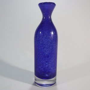 Färgsprakande Glasvas – 12 cm – Modern Design med Livfulla Mönster