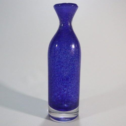 Glasvas, ca 26,5cm hög - blå