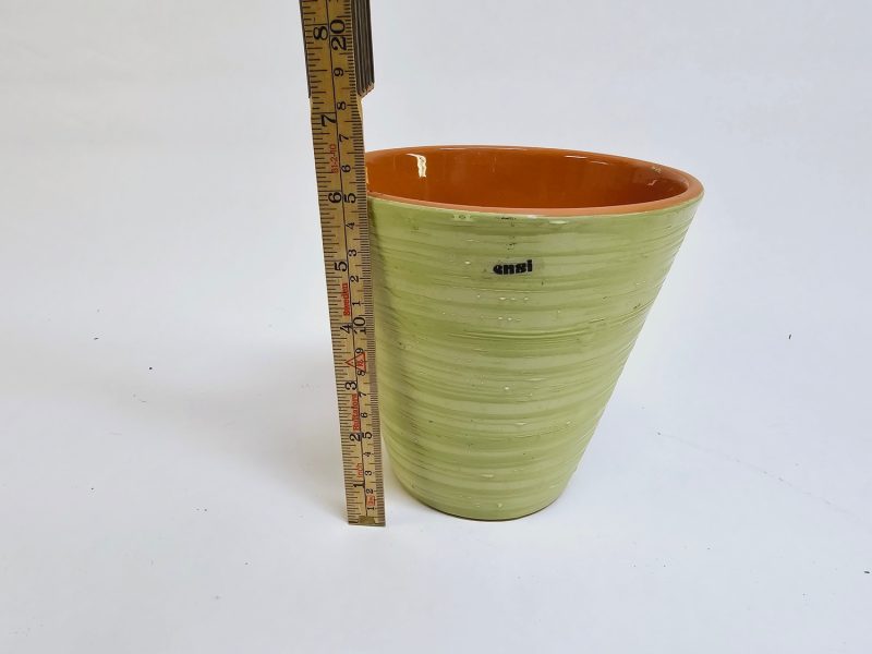 Elegant Grön Ensi-kruka – 15 cm Perfektion för Dina Växter