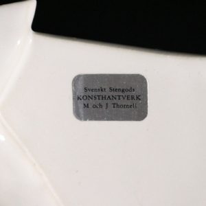 Konsthantverk Skål i Svenskt Stengods – Designad av M och J Thornell