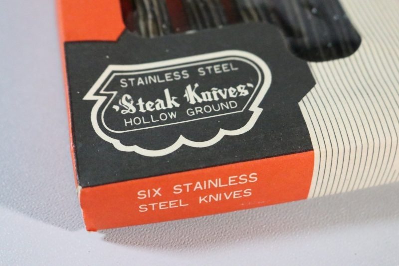 Vintage Nevco rostfritt stål 5-delar stekknivset, Japan