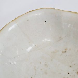 SKÅLFAT, Kina, porslin, 1800-tal, Tung Chih, höjd 7 cm, längd 20 cm