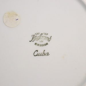 Assiett, "Cuba" från Rörstrand