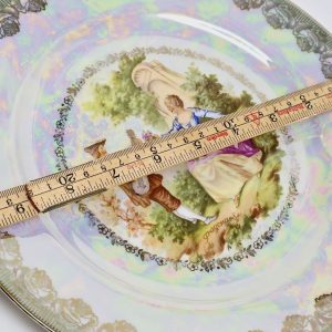 Elegant dekorativ tallrik från Bavaria – klassisk romantisk design