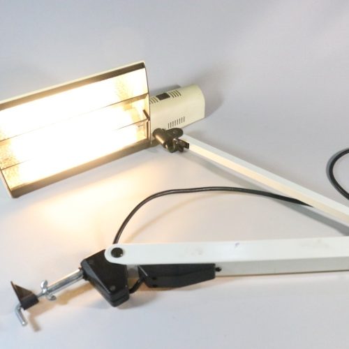 SKRIVBORDSLAMPA, metall och plast, LEDU Type 618
