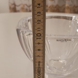 Skål, Kosta Boda, "Roman" designad av Bengt Edenfalk
