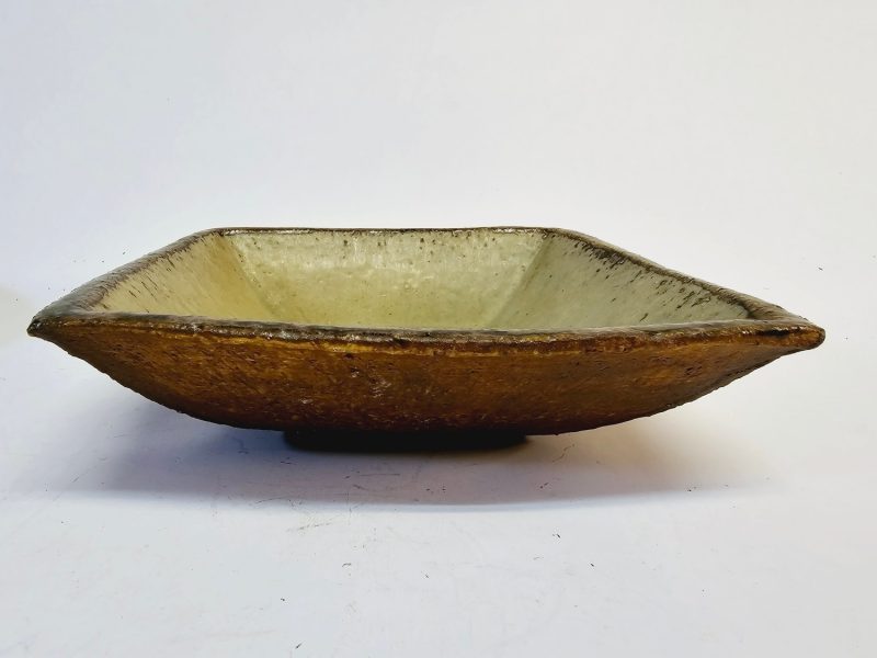 Curt Magnus Addin – Unik Keramikskål, 23x23 cm