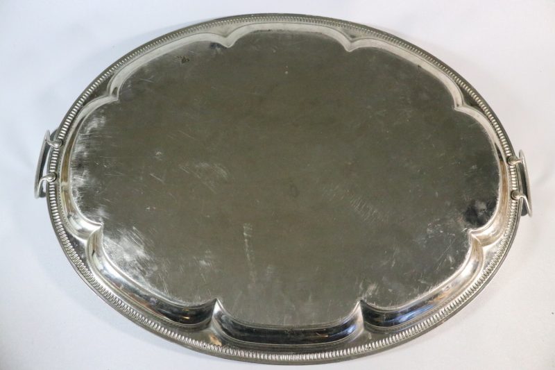 Stor bricka nysilver