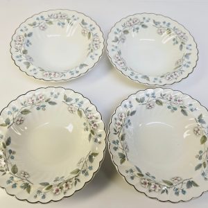 Charmiga dessertskålar från Johnson Bros, England – Set om fyra