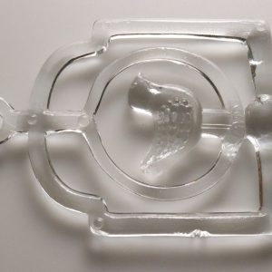 BERTIL VALLIEN. FÖNSTERSMYCKE, glas, Boda, 1900-tal