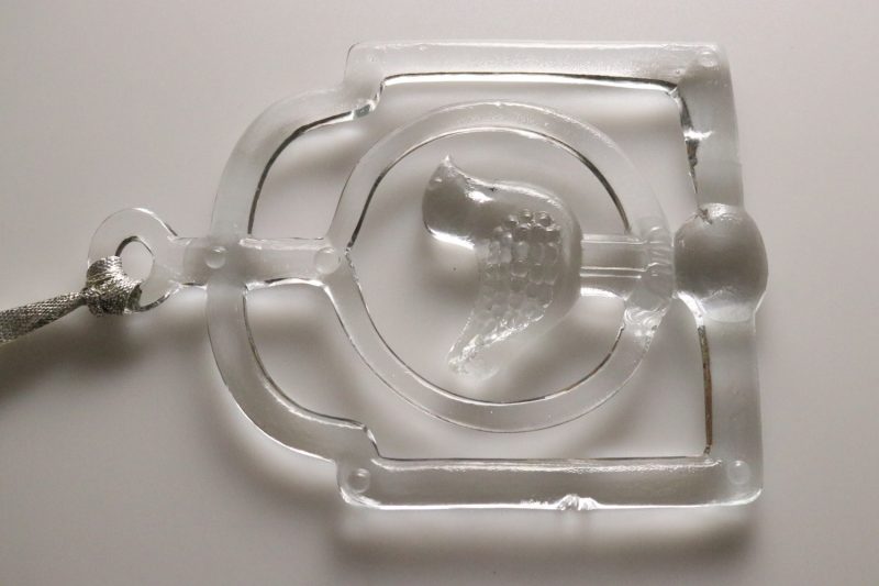 BERTIL VALLIEN. FÖNSTERSMYCKE, glas, Boda, 1900-tal