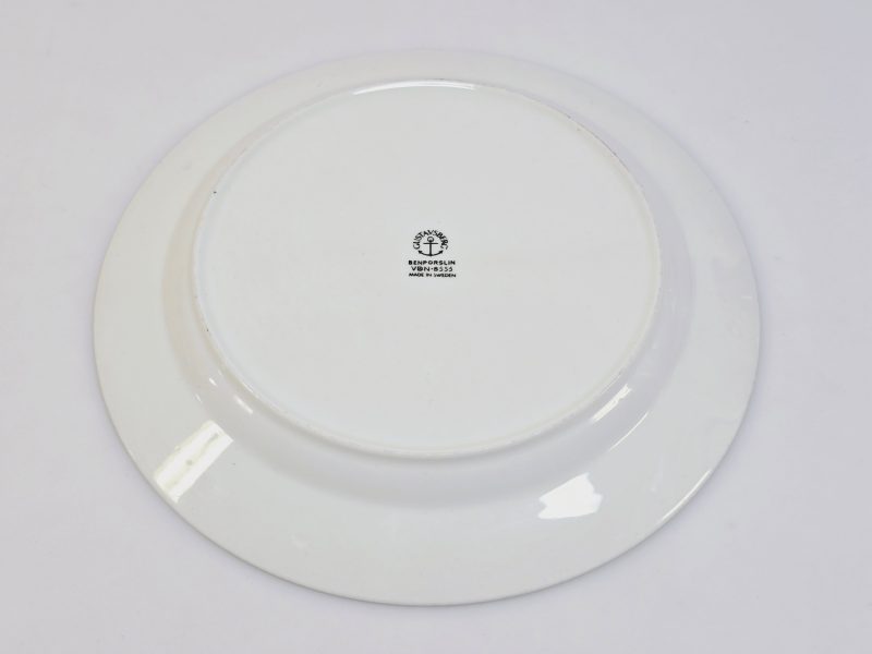 Klassisk Gustavsberg tallrik i benporslin – 23 cm