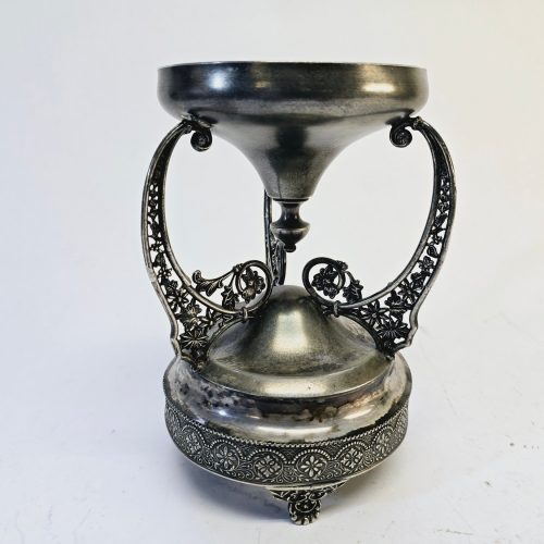 Elegant Vintage Metallskål från Queen City Silver Co. – En Sällsynt Samlarpärla