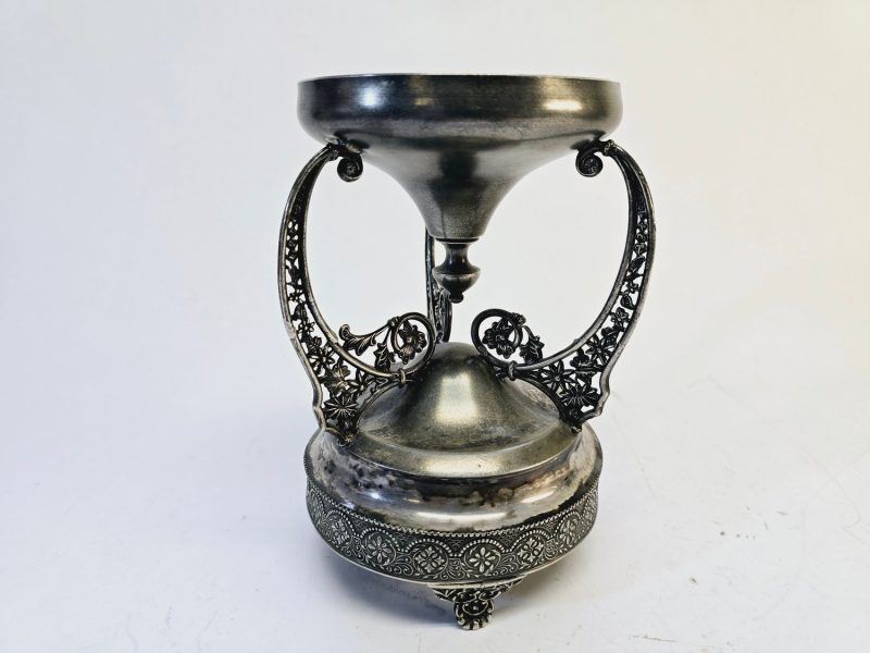 Elegant Vintage Metallskål från Queen City Silver Co. – En Sällsynt Samlarpärla