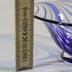 Skål, Vacker konstglas, troligen från svensk glasbruk