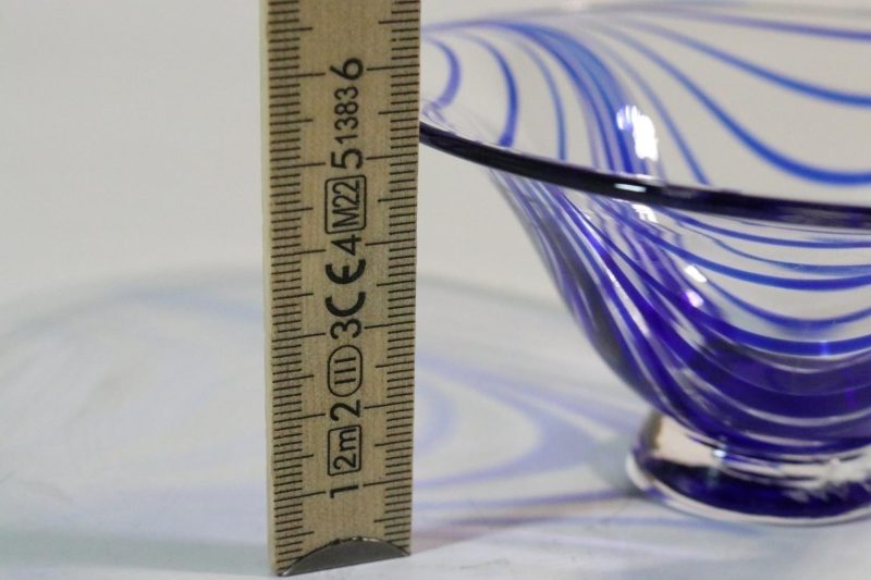 Skål, Vacker konstglas, troligen från svensk glasbruk