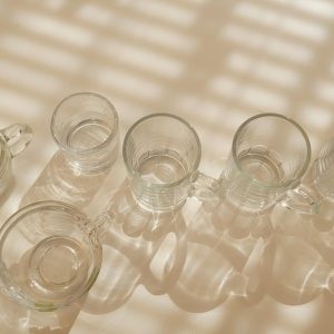 Blandade glas, 7 delar
