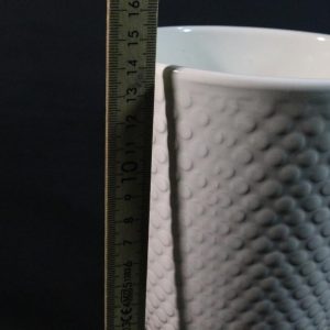 Blomkruka Ø13 cm, vit - Teardrops