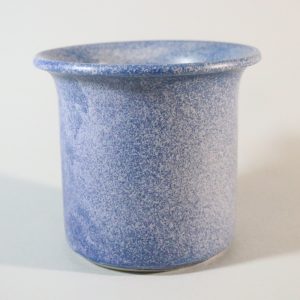 Blå blomkruka, Krukmakeriet Fågelmara, H13cm D13cm