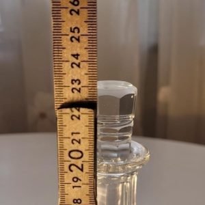 Karaff, troligen kristall, 23cm