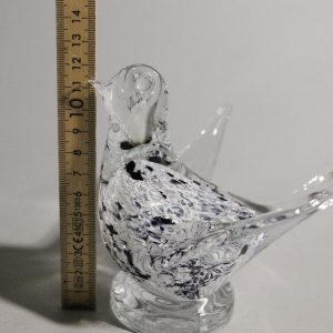 Unik Glaskonst Fågel – 12 cm Elegant Dekoration