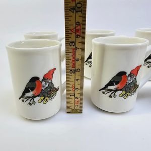 Rolf Berg Muggar – Fågelmotiv för Duka, 7,5 cm Höga