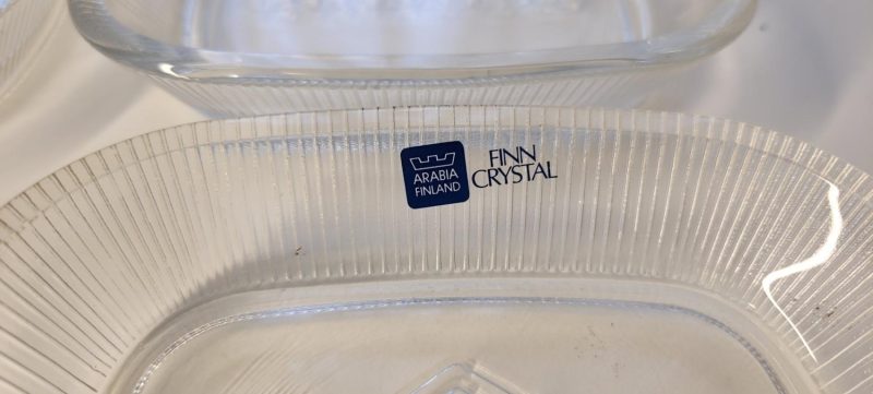 4st ASKKOPP - ASKFAT - PRIPPS - ARABIA - FINN CRYSTAL - FINLAND - RETRO